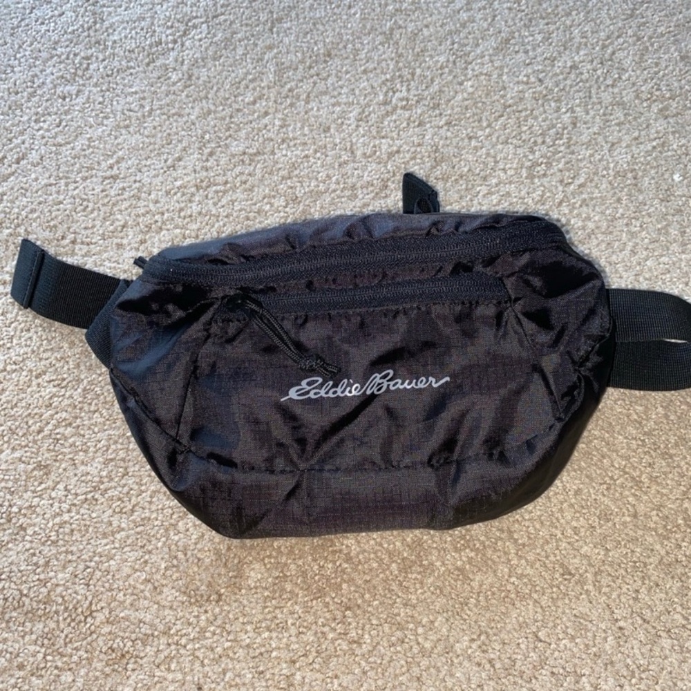 Eddie Bauer Black Fanny Pack